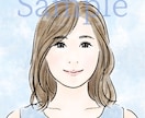 丁寧な手描きアイコン作成します 商用OK！SNS・ブログ・名刺OK！お写真なしでも制作可。 イメージ3