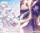 かわいく儚い女の子のイラストお描きします 空気感を大切にしたイラスト制作を行います。 イメージ3