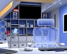 あなたに合ったリアルな配信用背景を制作します オーダーメイドのリアルな背景素材で、配信に特別感を演出！ イメージ6