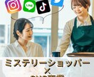 ミステリーショッパー×SNSの支援を行います 売上UPの明確な「打ち手」が手に入ります！ イメージ1