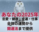 あなたの2025年の運勢と開運法を伝授します サードアイ霊視で視るあなたの未来、使命　オーダーメイド開運術 イメージ7