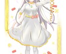 キャラ単体イラスト描きます 銀髪蒼眼女の子のイラストを描きます イメージ2