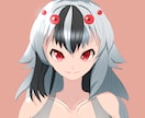 真っすぐに見つめるイラストを提供致します お手軽価格で良い感じのイラスト イメージ3