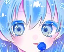 アイコンやヘッダーサイズのかわいい女の子を描きます かわいい女の子イラストであなたのSNSを彩ります！ イメージ2