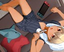 一枚絵★アイコンキービジュグッズイラスト描きます ケモノや少年が得意です。ご相談承ります！ イメージ5