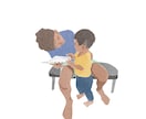 どこか懐かしい雰囲気の人物描きます 挿絵装丁などに記憶の片隅にあるような懐かしい空気感を イメージ5