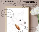 大好きなペットの毛や羽を似顔絵と一緒に残せます ずっと覚えていたいぬくもりを、ずっとそばに イメージ2