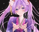 SNS用のイラストを制作します オリジナル又はアニメの女性キャラクターを提供します。 イメージ2