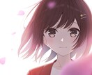 キラキラしてる可愛い女の子描きます SNSアイコン、ヘッダー用などお気軽にご相談ください！ イメージ3