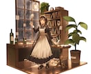 イラスト、キービジュアル描きます ▫️細かい指定、納期交渉可能です！ イメージ2