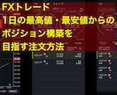 FX 高値・安値からのポジション構築方法を教えます FXトレードの最高値または最安値からポジションを構築する方法 イメージ1