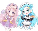 3名様限定 お安くミニキャラ制作します 配信やグッズ等でお使いください イメージ3