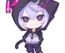 美麗なキャラクターイラストを製作いたします 動画配信サイトやSNS上で使用可能なイラストを製作します！ イメージ2