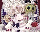ロココアンティークな世界観のイラストを描きます 華やかで優美な世界観！サムネイルやアイコン、グッズなどに イメージ10