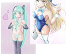 完売ココナラデビュー記念、格安で描きます 最安価格！で最高クオリティのイラスト描きます！ イメージ4