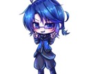 可愛いディフォルメイラスト描きます 髪がつやつやのデフォルメ（全身）イラストを描きます イメージ5