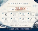 追加費用なしで安心｜オリジナル楽曲制作いたします 著作権譲渡可。全て込みの分かりやすい料金プラン。 イメージ2