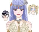 簡単なアイコン・夢絵イラストを制作します かわいい／かっこいい 雰囲気のシンプルなイラストです イメージ4