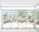 商用利用OK｜手描き外観内観パースを制作します 住宅の魅力と暮らしの豊かさを伝える、やさしい手描き表現 イメージ2