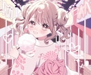 8月中特別価格♡きゅるきゅるなイラストを描きます アイコン・配信・グッズなどにおすすめ♡この際にぜひ！ イメージ7