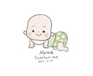 ファーストヘアカットの記念イラストをお描きします ♡お子様の成長記録を可愛く残してみませんか？♡料金1500円 イメージ6