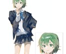 厚塗りで透明感のあるイラストを描きます アイコン・ヘッダー・立ち絵などに イメージ1