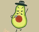 可愛くてシンプルなグルメを描きます 商用可！見るだけで食欲をそそるような魅力的なデザインで表現 イメージ2