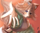 貴方の子を可愛く一枚絵にします その子らしさを大切に描きます！ イメージ3