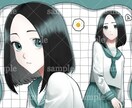SNS用アイコンお描きします 可愛い女の子のイラストが得意です！ イメージ3