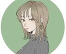 ふんわり、シンプルでおしゃれなイラスト作成します イメージイラスト、似顔絵アイコンなどに！全身も可能です。 イメージ2