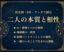 二人の宿縁を読み解く✧ヴェーダ占星術相性鑑定します なぜ惹かれ合い、どこですれ違うのか。関係の本質を知る イメージ2