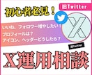 X(旧Twitter）運用相談、承ります 総フォロワー数1万6千超えのインフルエンサーがお答えします。 イメージ1