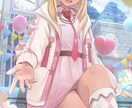 キャラ絵、一枚絵、Live2d用絵を描きます お急ぎの方にも、早めの納品も対応できます イメージ4