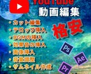 格安！YouTube動画編集いたします 限定10本！格安で動画編集の代行致します！ イメージ1