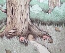 童話風のペン画を描いています ペンとインクで描く暖かい童話風のイラスト イメージ7