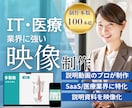 IT・医療業界のサービス説明映像を制作します インフォグラフィックでわかりやすく、見やすく イメージ1
