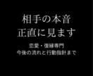 まずはここから】相手の本音と今後を流れを占います 〜迷っているあなたへ、現実的な指針を〜1ヶ月から占います！ イメージ1