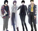TRPG/シナリオNPC/創作 立ち絵を描きます おじ好きBL畑出身の私があなたのヘキを形にします！ イメージ3