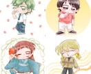 赤ちゃんほっぺが可愛い♡ミニキャラ描きます 約2頭身のもちもちぷにぷにSDキャラクターです！ イメージ10