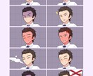喫煙者のスーツ男性立ち絵を販売します 組み合わせ自由！TRPGや動画の立ち絵素材などに イメージ3