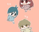 ミニキャラ・デフォルメイラスト描きます SNSや配信等にご利用いただけるかわいいシンプルイラストです イメージ4