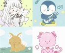 かわいいアイコン描きます 動物や人間どちらでも対応できます！ イメージ2