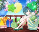 最短1週間！細部まで丁寧に描きます はっきりとしたアニメ塗りで作成します。可愛い絵柄が得意です イメージ4