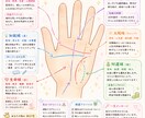 あなたの手相をプロ目線で丁寧に鑑定します 手のひらの写真から、線を丁寧に確認し鑑定いたします。 イメージ3