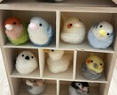 小鳥好きの方に喜ばれます 可愛い小鳥たちと木のお家セットです イメージ2