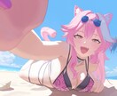 ハイクオリティなイラスト描きます サムネネイル、立ち絵、一枚絵などなんでもOKです！ イメージ1