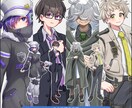 立ち絵作成します TRPG・創作・ゲームなど 使いやすい全身絵作成します イメージ5