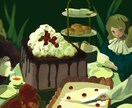 雰囲気のある厚塗り1枚絵作成いたします おしゃれな1枚絵、表紙／挿絵／プレゼントなどに イメージ1