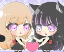 ゲーム用のアイコン、かわいいカップル画像作成します YouTubeアイコン、ヘッダーorカップルアイコン作成 イメージ4