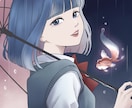 和風・和服専門｜儚げで凛とした人物イラスト描きます 〖商用OK〗MV /装画/サムネイルなど丁寧に制作いたします イメージ10